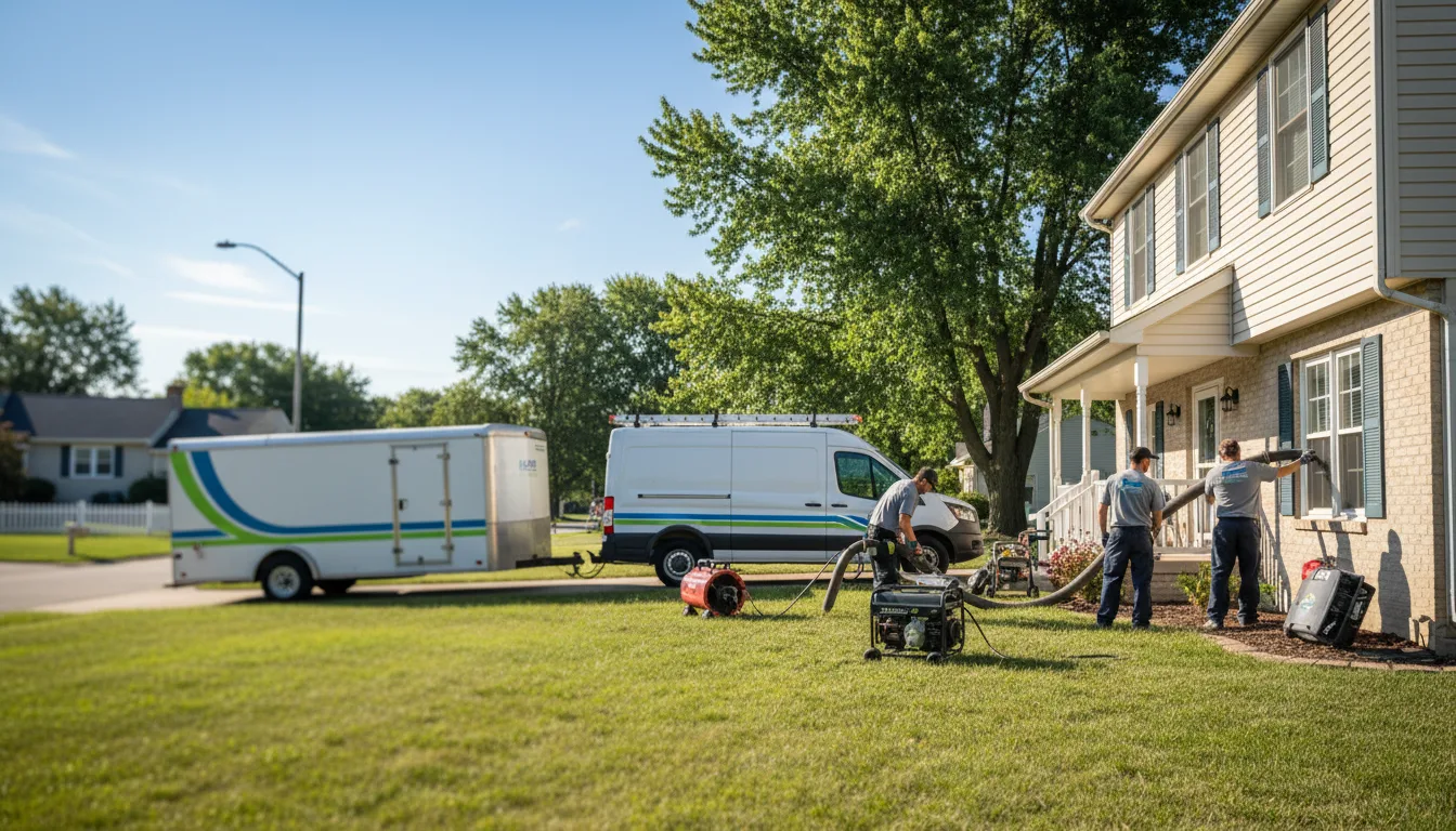 Flooded Basement Restoration And Cleanup With Repair in Winslow, IN near me